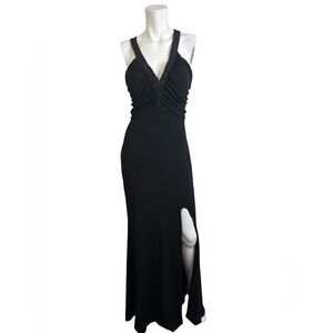 Black Evening gown with Slit